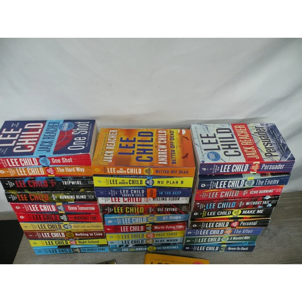 Lee Child Jack Reacher Book Lot Collection - 31 Novels - Mixed Formats